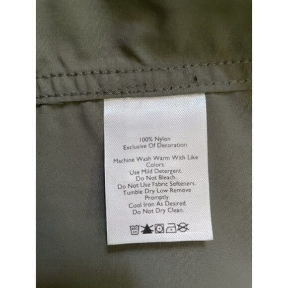 Eddie Bauer Travex Long Sleeve Button Down Olive Green Shirt Men’s TL - Picture 9 of 9